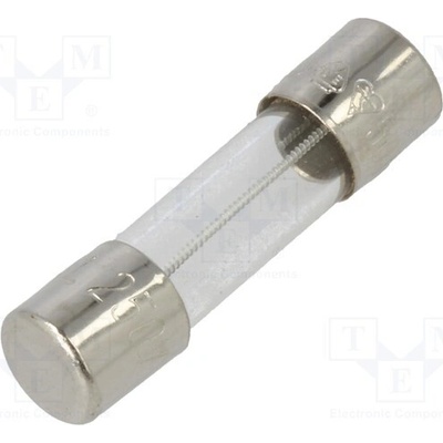 OPTIFUSE TSD-500MA Pojistka: tavná; 500mA; 250VAC; zpožděná; sklěněná; 5x20mm; mosaz