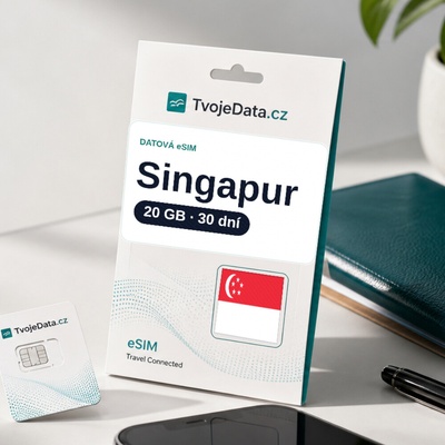eSIM Singapur 20 GB / 29 dní
