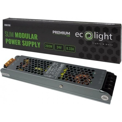 Modulární napájecí zdroj LED Slim 200W 24V Premium Line Ecolight