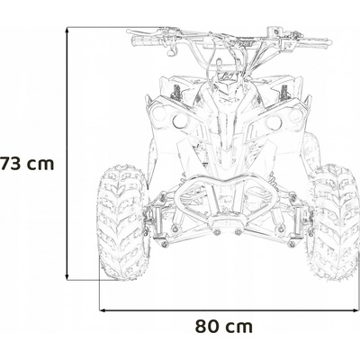 Joko Štvorkolka RENEGADE HighPer 110CC 4-T červená