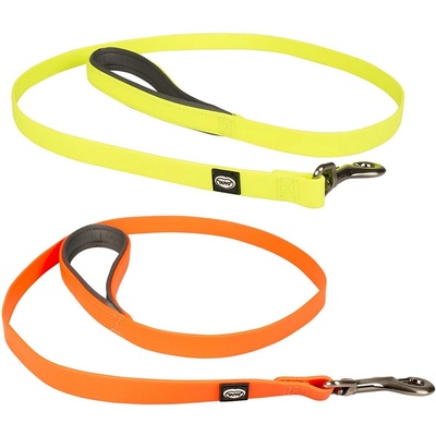 Duvo Plus Explor South PVC Neon - Повод неонов с висока видимост за кучета, 200 см / 25 мм - жълт