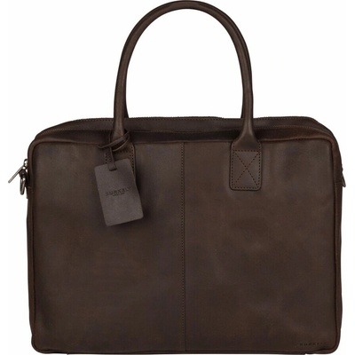 BURKELY Kožená pracovní taška na notebook 15,6" Taylor Worker 9007979.22.20 hnědá