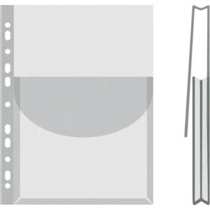 DONAU Държач за каталози genotherm, с клипс, A4, 170 микрона, прозрачен, 27 mm, DONAU 1775001PL-00 (1775001PL-00)