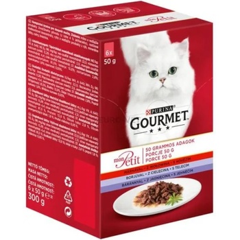 Image 1 of Gourmet Mon Petit beef, veal & lamb 6x50 g