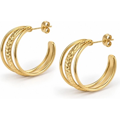 Olivie Náušnice KRUHY GOLD 10216