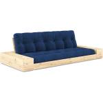 Karup Design Син разтегателен диван от велур 244 cm Base - Karup Design (1371015174)