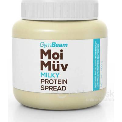 GymBeam MoiMüv Protein proteínová nátierka, príchuť bielej čokolády 400 g
