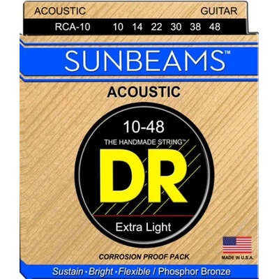 DR Strings RCA-10 Sumbeams Струни за акустична китара (RCA-10)