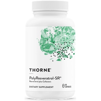 Thorne Ресвератрол + кофактори 60 капсули, с удължено освобождаване | Thorne (300014 (SB300) TR)