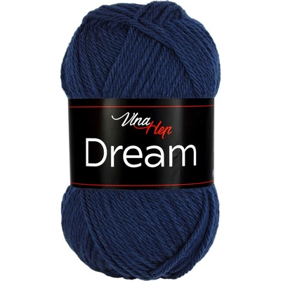 Vlna-hep Dream - australská merino vlna Dream: 6409 tmavě modrá
