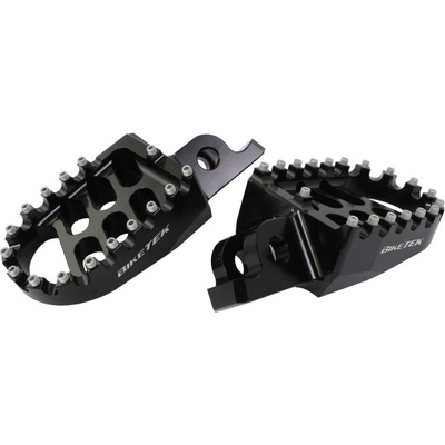 BikeTek MX kovanie Wide Platforma stúpačkách Kawasaki Black 66BLK FOX66BLK
