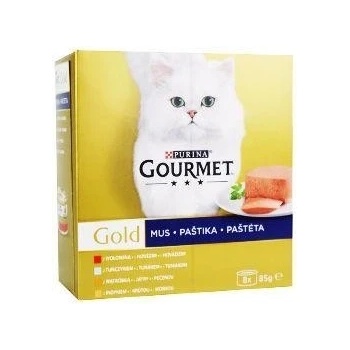 Gourmet Gold konz. kočka paštiky pack 8 x 85 g
