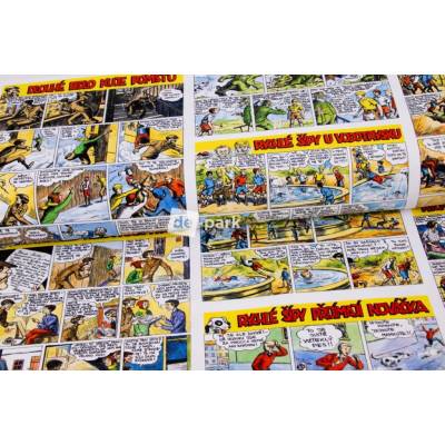 de-park Úplet - Panel Rychlé šípy - komiks