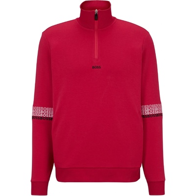 HUGO BOSS Men's 1/4 Zip Fleece - Pink