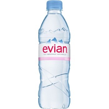 Evian přírodní minerální voda nesycená 0,5l
