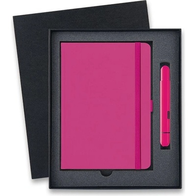 Lamy Pico Neon Pink kapesní kuličková tužka dárková sada se zápisníkem 1506/2882076