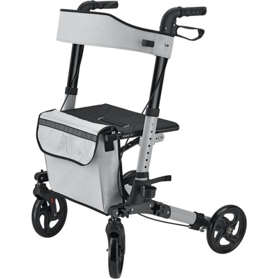 Goleto Čtyřkolové šedé chodítko pro seniory Rollator – Zboží Mobilmania