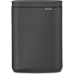 Brabantia Кошче за отпадъци Bo 4 л тъмносиво (233708)
