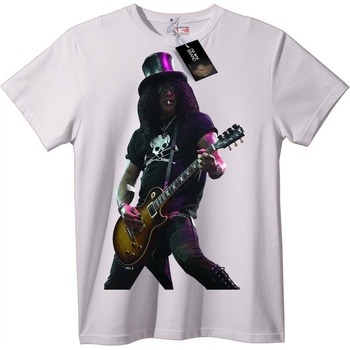 NOONEBRAND SLASH Тениска Рок Звезда Китара - 2XL, Black