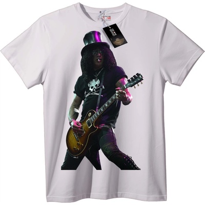 NOONEBRAND SLASH Тениска Рок Звезда Китара - 2XL, Black