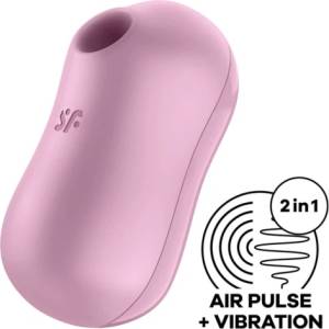Satisfyer Засмукващ клиторстимулатор с вибрации Cotton Candy