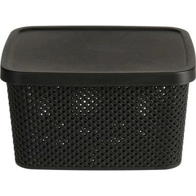 Storage Solutions Úložný kôš Black 1 27,5 x 15 x 22 cm