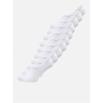 Jack and Jones Мъжки чорапи Jack and Jones 10 Pack Short Trainer Socks Mens - White