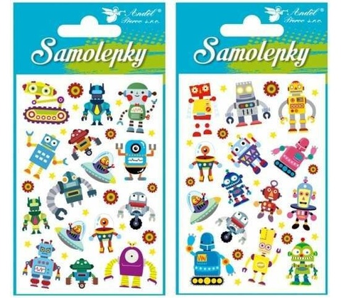 Samolepky roboti