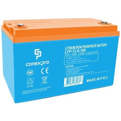 Conexpro LiFePO4 12,8V 100Ah M8 IP65