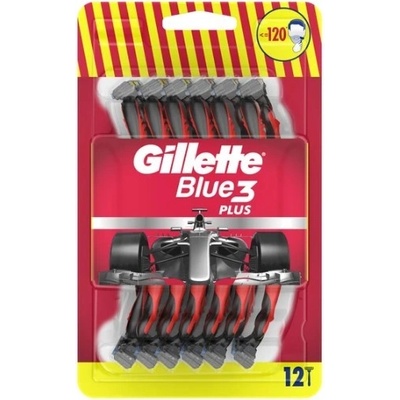 Gillette Blue3 Red 12 ks