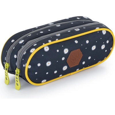 OXYBAG Puzdro etue 2 zipsy OXY SCOOLER Daisy black