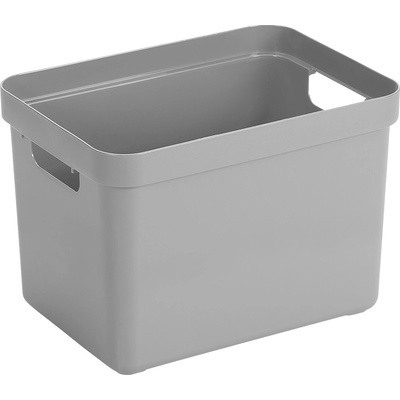 Sigma Home Úložný box 35 × 24,6 × 24,3 cm, 18 l, šedý 09900681