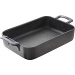 Revol Тава за фурна belle cuisine 2, 5л, правоъгълна, матово черна, порцелан, revol (rv642068)