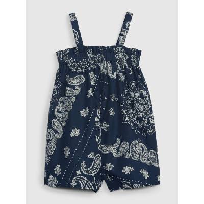 GAP Бебешки ленен щампован гащеризон GAP GAP | Sin | Момичешки | 110