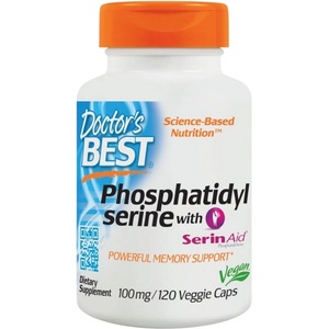 Doctor's Best Phosphatidylserine 100 mg | With SerinAid [120 капсули]