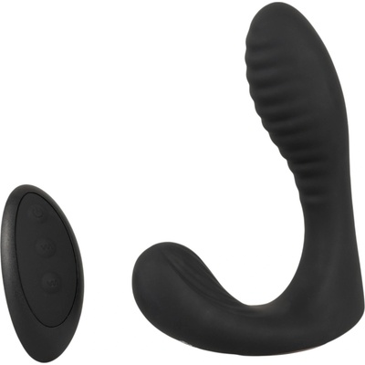 Intense - вибратор за простата с дистанционно управление (черен)