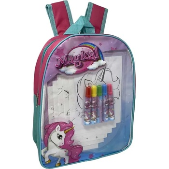 MC Toys Раничка за момиче Еднорог с аксесоари за оцветяване - MC Toys