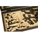 Drevené šachy a Backgammon