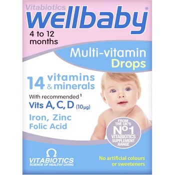 Vitabiotics Wellbaby Multi-vitamin drops, 30 ml, Vitabiotics