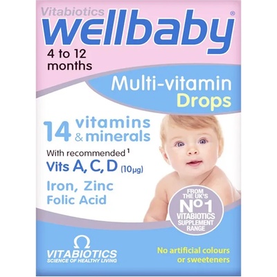 Vitabiotics Wellbaby Multi-vitamin drops, 30 ml, Vitabiotics