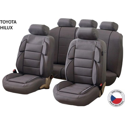 Autopoťah CAPPA Perfetto YL Toyota Hilux, sivé