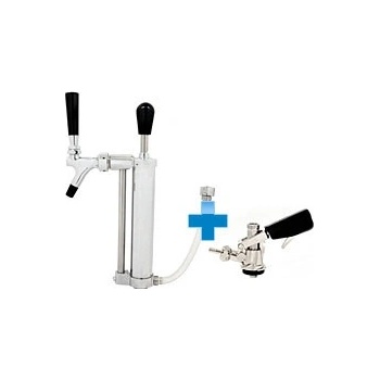 Lindr párty pípa s ruční pumpou naražeč BAJONET