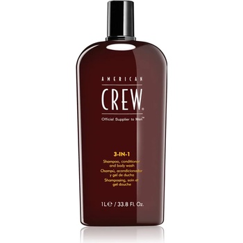 Image 1 of American Crew Hair & Body 3-IN-1 шампоан, балсам и душ гел 3 в 1 за мъже 1000ml