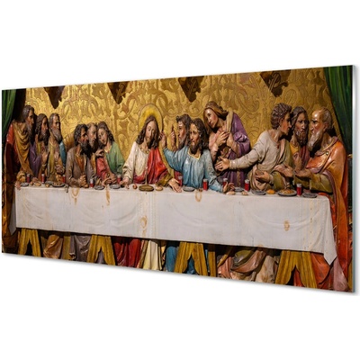 akrylový obraz Poslední večeře 100x50 cm