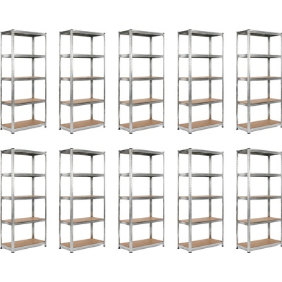 Mamutex Standard Regál 180 x 120 x 40 cm 5 políc 10 ks