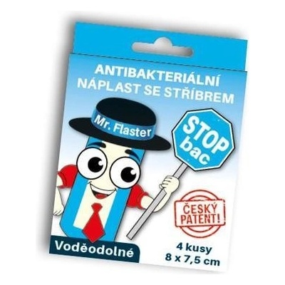 StopBac Náplast 7,5 x 5 cm antibakteriální voděodolná SBS Aquastop Pharma