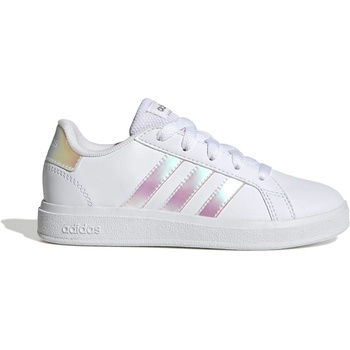 Image 1 of adidas Детски маратонки Adidas Girls Grand Court Trainers - White/Irides