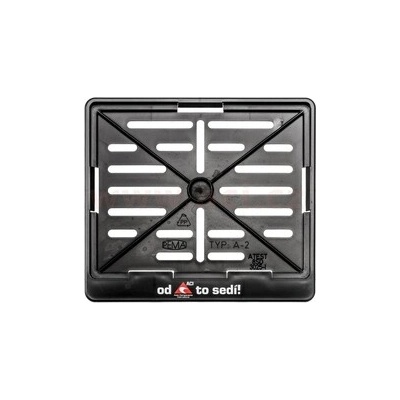 Podložka pod SPZ s 3D logem HONDA Stříbrná – Zboží Mobilmania