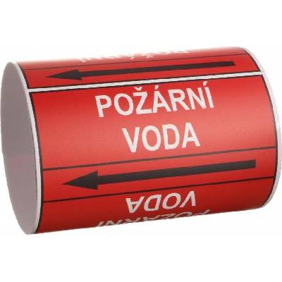 Traiva s.r.o. Páska na značení potrubí Signus M25 - POŽÁRNÍ VODA Varianty: Samolepka 130 x 100 mm, délka 1,5 m, Kód: 26104