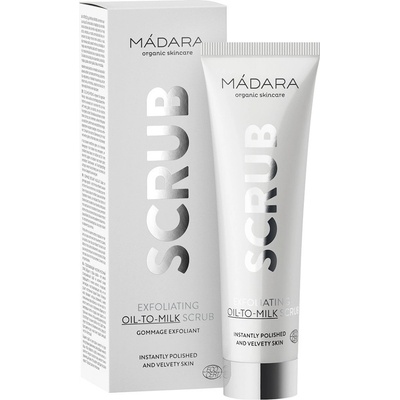 Mádara Exfoliating Oil-To-Milk Scrub hydrofilní pleťový peeling 60 ml